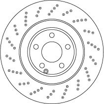 Brake Disc TRW DF6668S