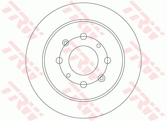 TRW DF6673 Brake Disc