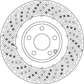 Brake Disc TRW DF6674S