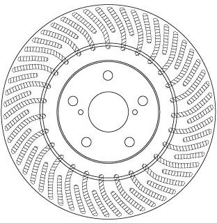 TRW DF6692S Brake Disc