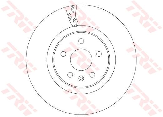 TRW DF6700S Brake Disc