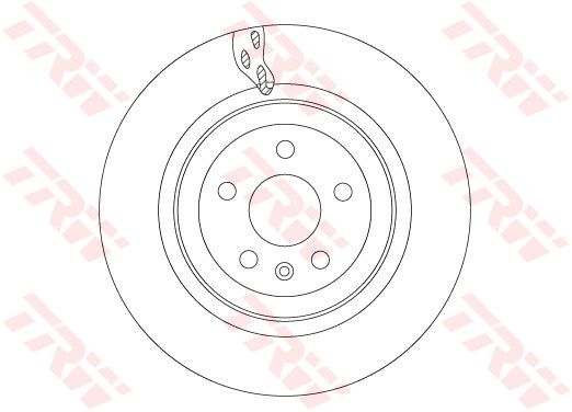 TRW DF6702S Brake Disc