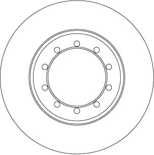 Brake Disc TRW DF6711