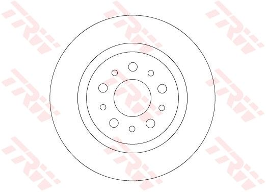 TRW DF6714 Brake Disc