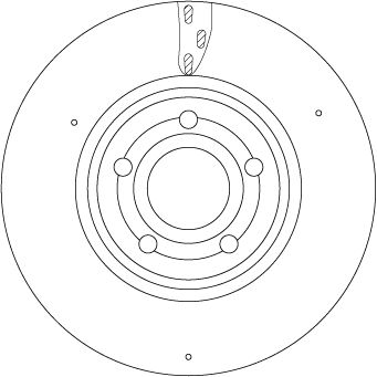 Brake Disc TRW DF6717S