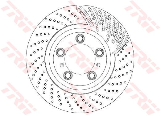 TRW DF6721S Brake Disc