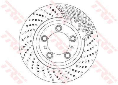 Brake Disc TRW DF6721S