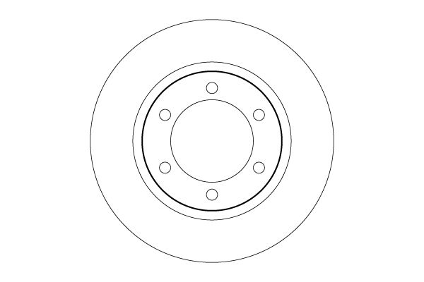 TRW DF6726S Brake Disc
