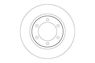 Brake Disc TRW DF6726S