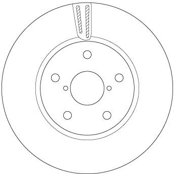 TRW DF6727S Brake Disc