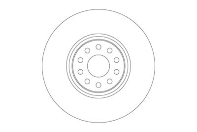 Brake Disc TRW DF6733S