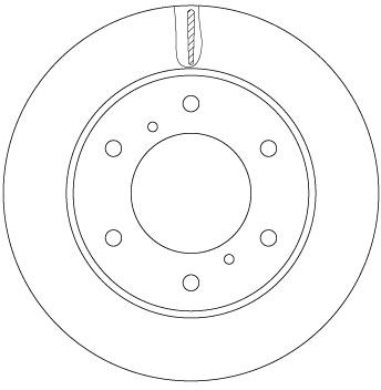 Brake Disc TRW DF6735
