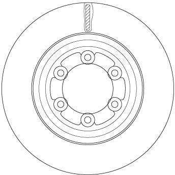 Brake Disc TRW DF6736S