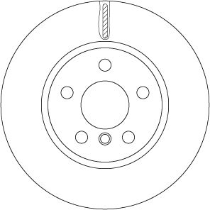 TRW DF6757 Brake Disc