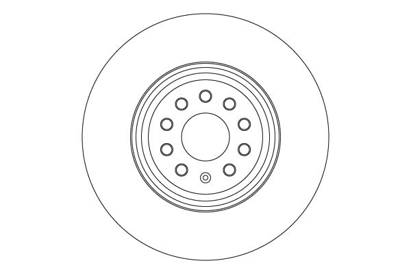 TRW DF6770S Brake Disc