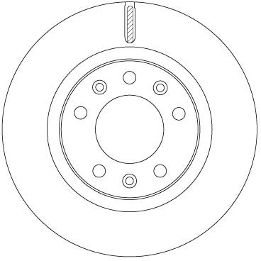 Brake Disc TRW DF6785