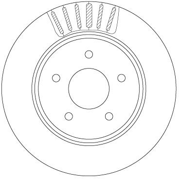 Brake Disc TRW DF6789
