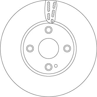TRW DF6793 Brake Disc