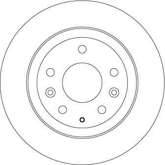 Brake Disc TRW DF6807