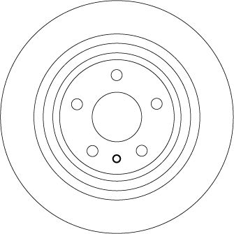 TRW DF6809 Brake Disc