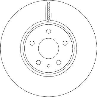 TRW DF6811 Brake Disc