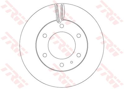 Brake Disc TRW DF6812S