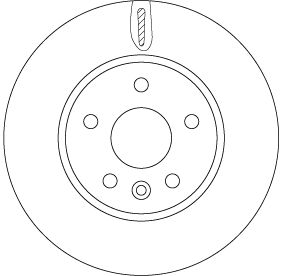 TRW DF6819 Brake Disc
