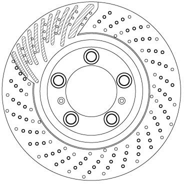 TRW DF6821S Brake Disc