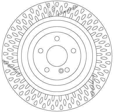Brake Disc TRW DF6822S