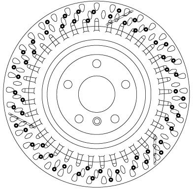 TRW DF6835S Brake Disc
