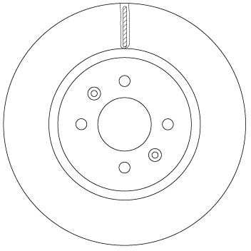 TRW DF6842 Brake Disc
