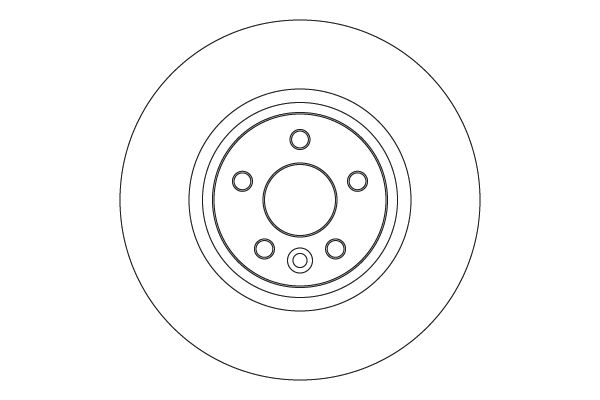 TRW DF6848S Brake Disc