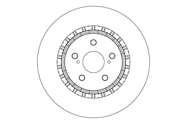 TRW DF6858S Brake Disc