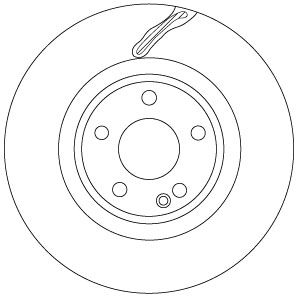 TRW DF6867 Brake Disc