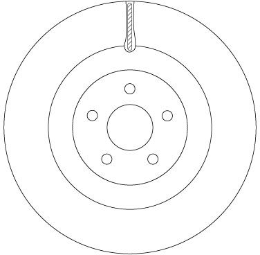 Brake Disc TRW DF6871