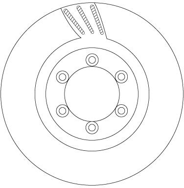 TRW DF6881 Brake Disc
