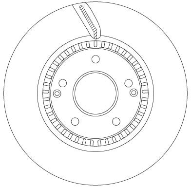 TRW DF6883S Brake Disc