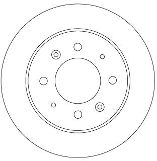 TRW DF6907 Brake Disc