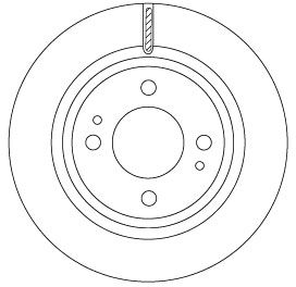 Brake Disc TRW DF6908