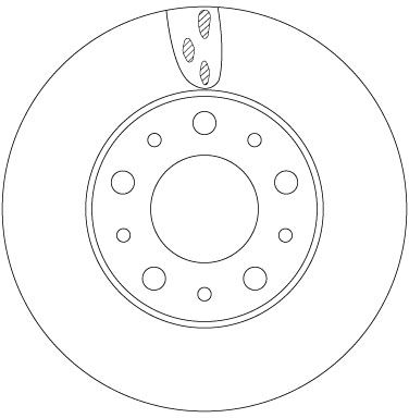 Brake Disc TRW DF6918S