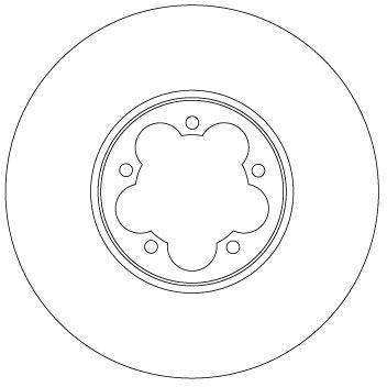 Brake Disc TRW DF6921S