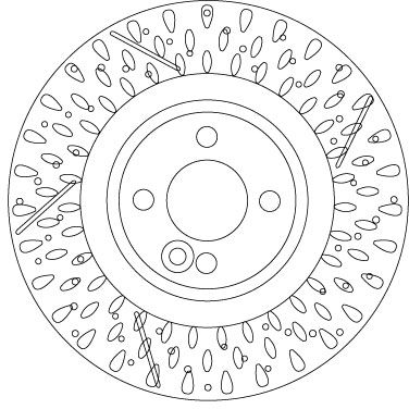 Brake Disc TRW DF6930S