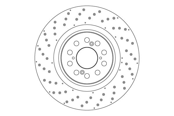 TRW DF6931S Brake Disc