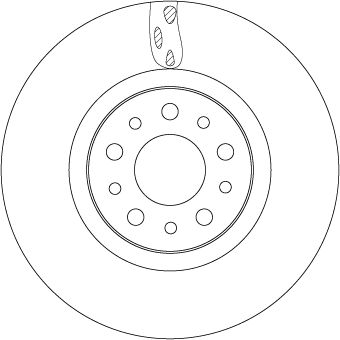 TRW DF6933 Brake Disc
