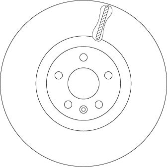 TRW DF6939S Brake Disc