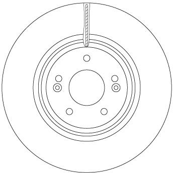 Brake Disc TRW DF6958S
