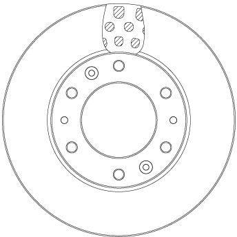 TRW DF6962S Brake Disc