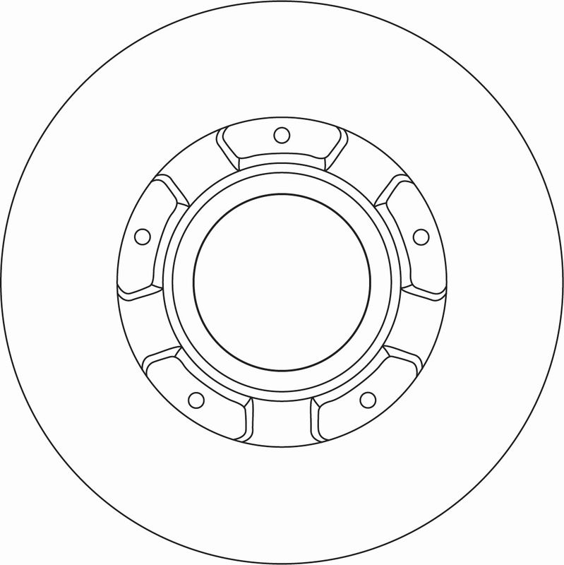 TRW DF6963S Brake Disc