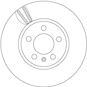 TRW DF6964 Brake Disc