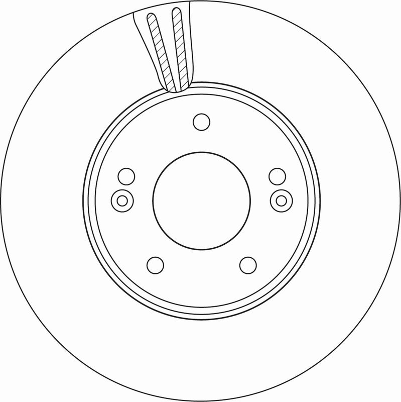 TRW DF6966 Brake Disc